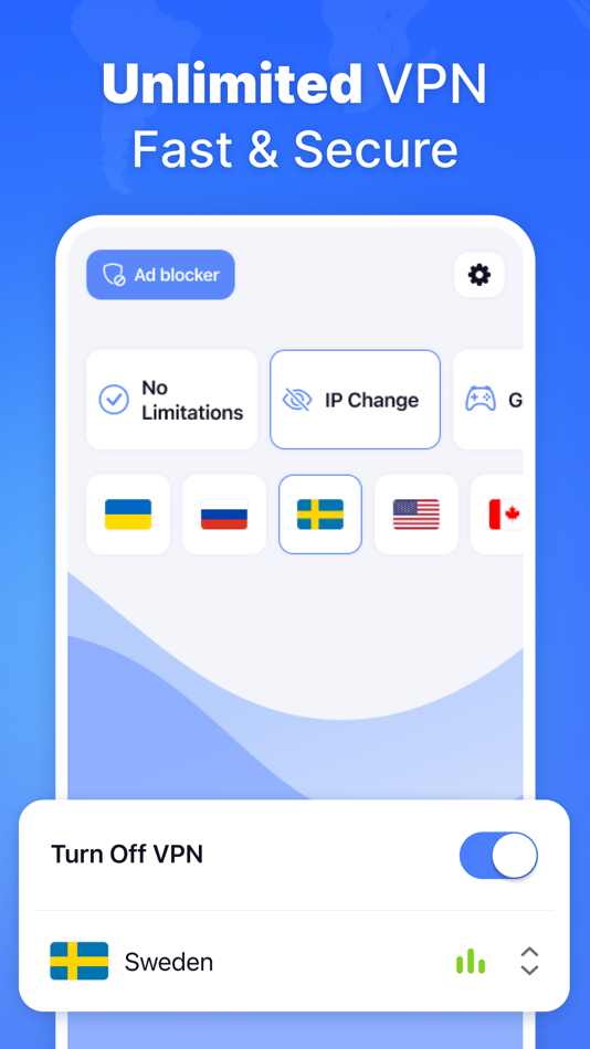 #3. VPN Wave Proxy & AdBlock Pro (iOS) By: Wergames OU