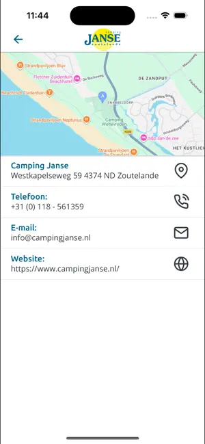 Camping Janse App screenshot 4