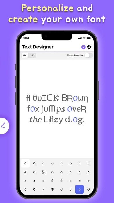 Text Designer - Font Keyboard Screenshot