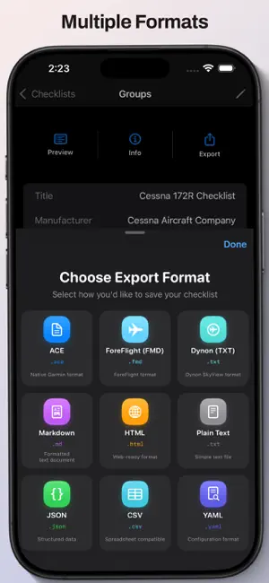 ACE Checklist Editor screenshot 2