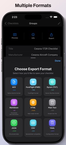 ACE Checklist Editor Screenshot 2 of 5