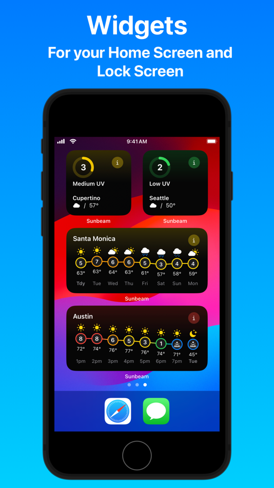 #4. Sunbeam: UV Index (iOS) 由: Richard Jones