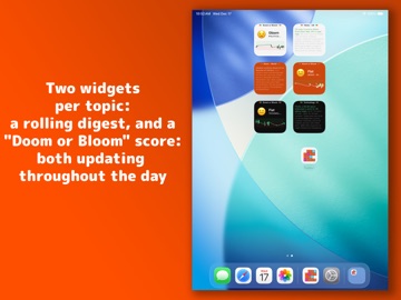 Dense: AI News Digest Widget iPad screenshot