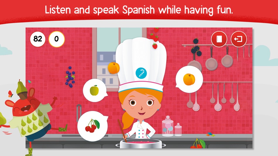 #3. Pili Pop - Learn Spanish (iOS) By: Unique Heritage Media