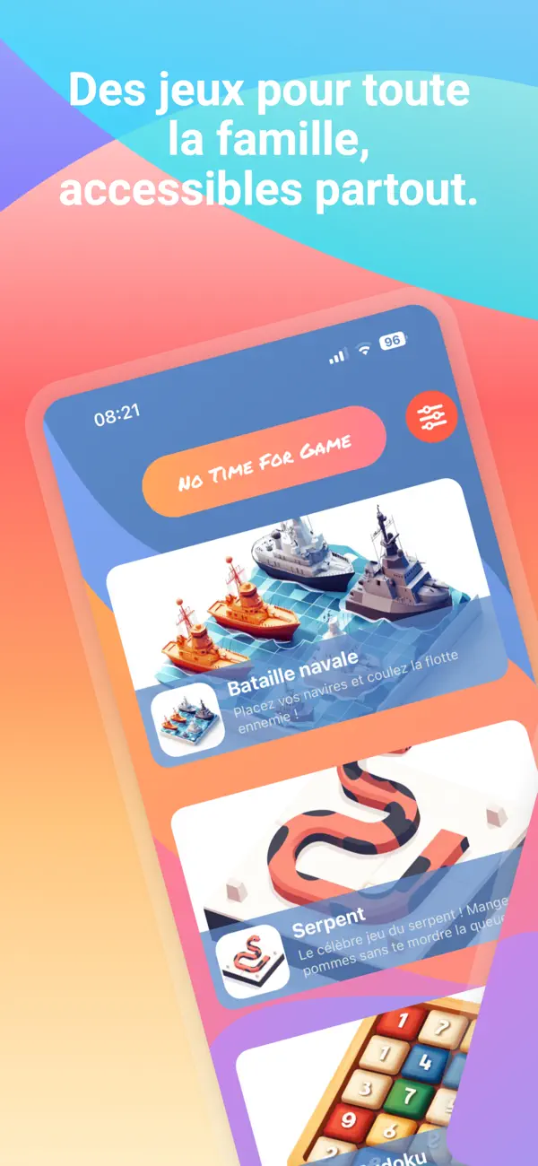 Screenshot #1 pour No Time For Game