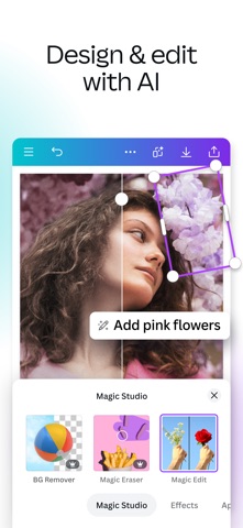 Canva: AI Video & Photo Editor App Store preview screenshot 7