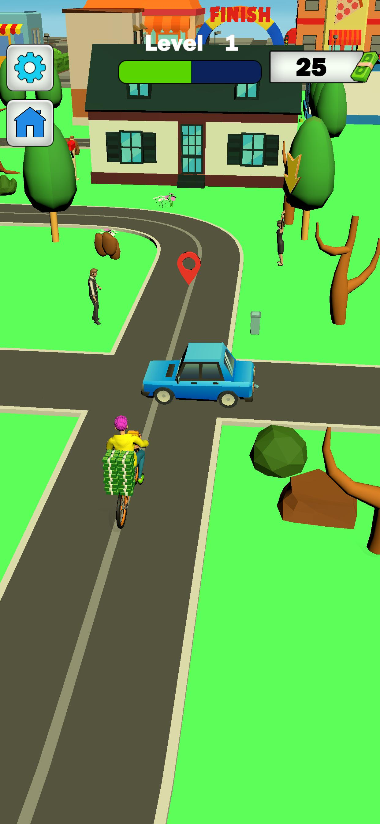Delivery Ride Pizza Game screenshot 4