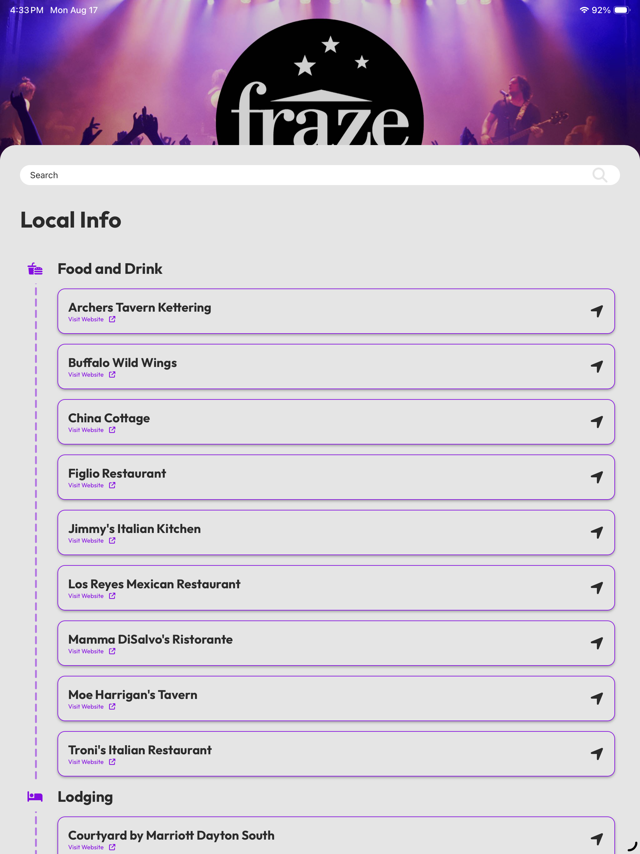Fraze Pavilion screenshot 7