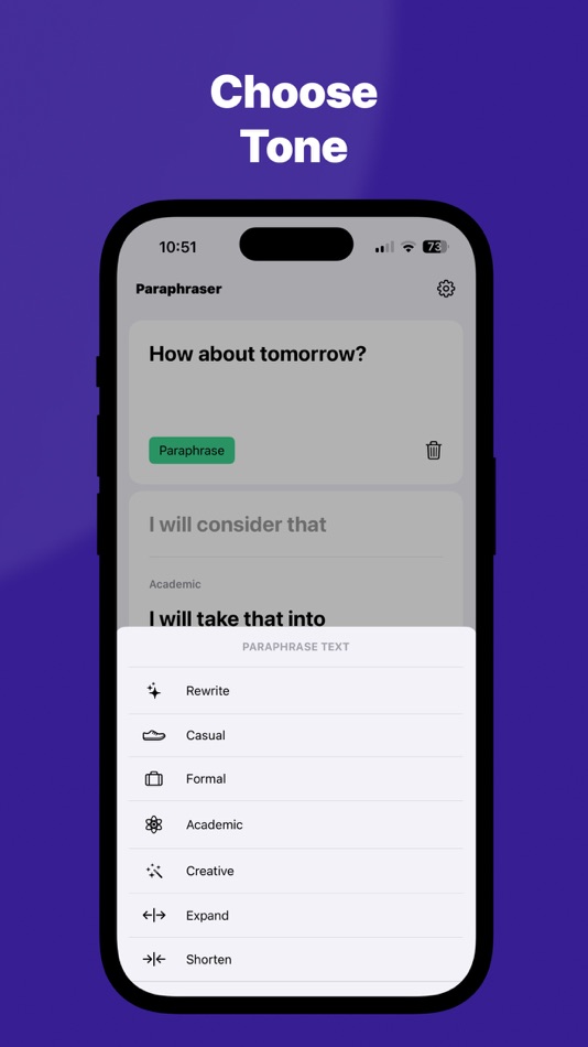 #6. Paraphrase Tool - Reword (iOS) By: Stage Arcade LTD