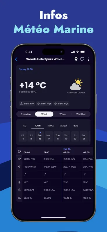 NOAA Météo Marine & Prévisions screenshot 6 of 6