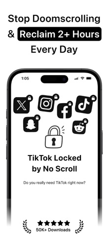 No Scroll - Limit Screen Time Screenshot 1 of 6