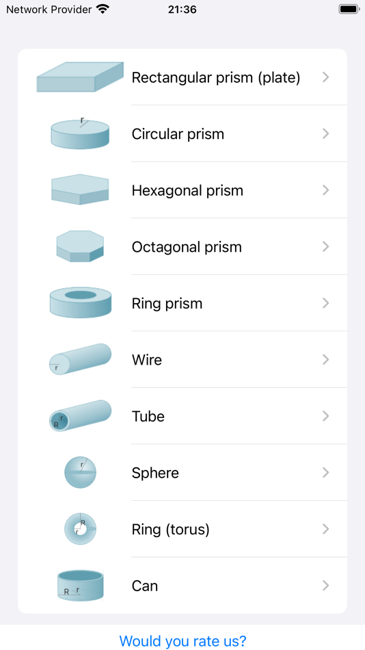 #1. Multi-Metal Weight Estimator (iOS) 게시자: Vladislav Zhirnov