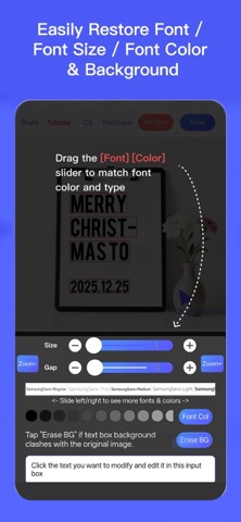 PicTextEdit-Change Photo Text iPhone screenshot