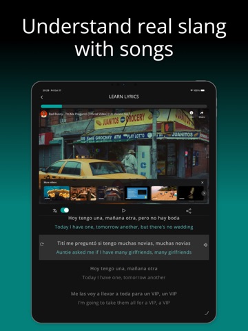 LyricFluent: Learn Languages ipad screenshot 4
