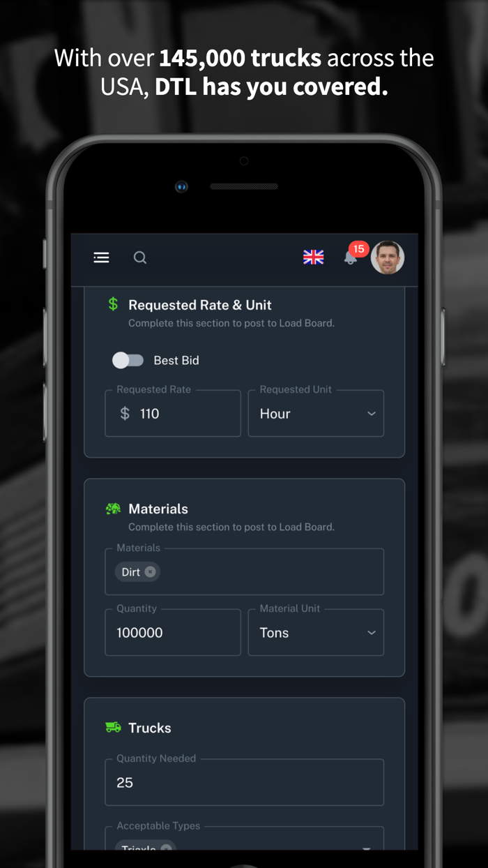 DTL - Dump Truck Loads