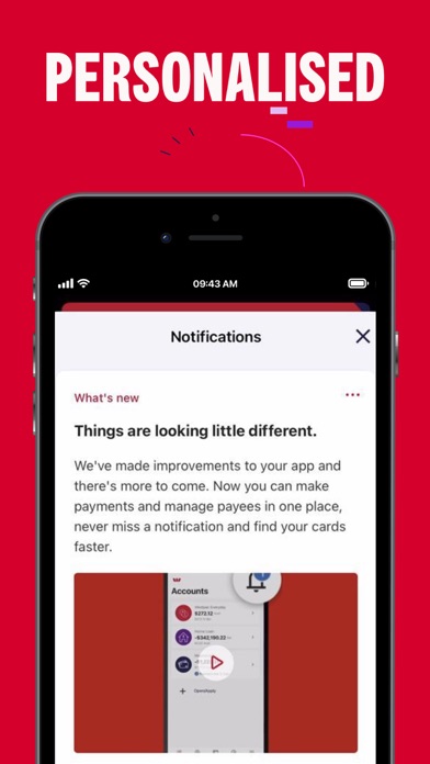 Westpac One NZ Mobile Banking Screenshot