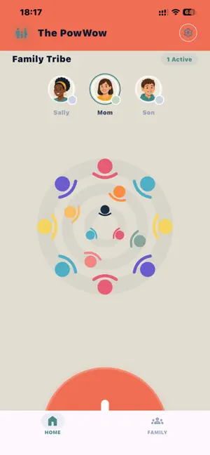 Family Walkie Talkie - Pow Wow screenshot 1