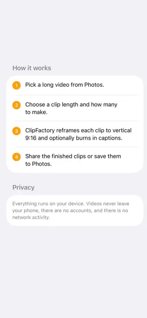 ClipFactory by Nostradamus screenshot 4