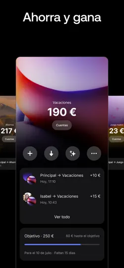 Captura de pantalla de Revolut — Cuenta Adolescente en iPhone 6