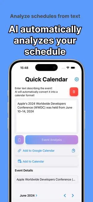 QuickEventAdd screenshot 2
