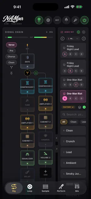 NAMper: Guitar Amp & Looper screenshot 1