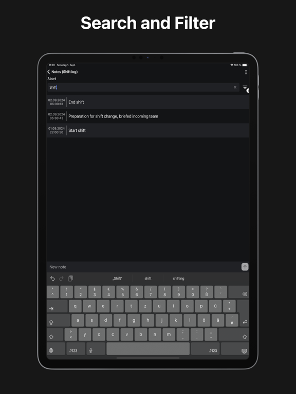 Screenshot #6 pour Lognote
