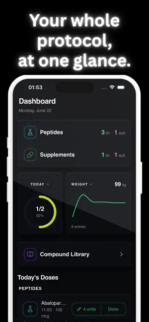 PeptiPal screenshot 1