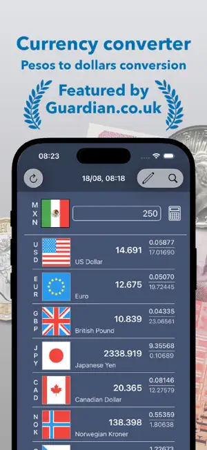 Pesos to Dollars Conversion ² screenshot 1