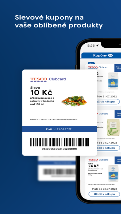Clubcard Tesco Česko Screenshot