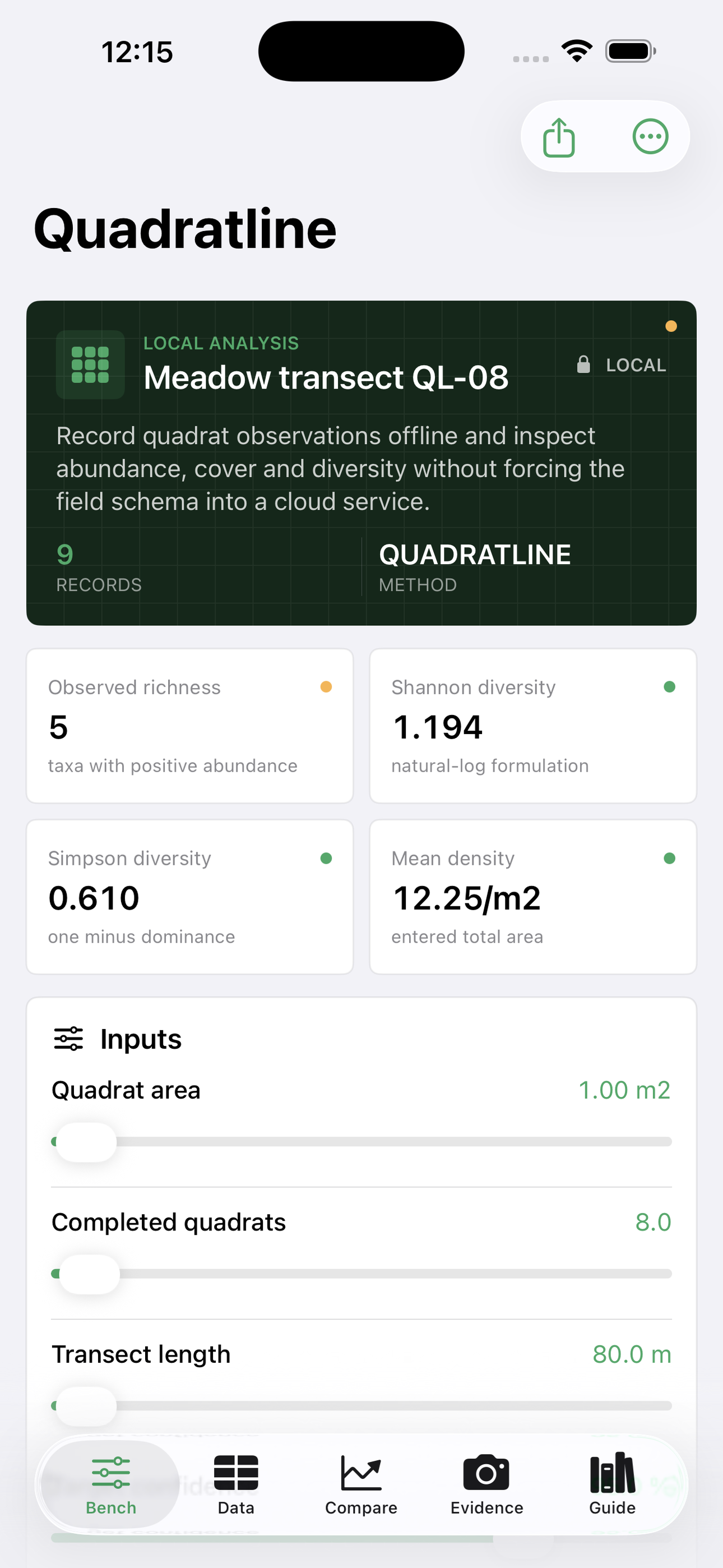Quadratline: Field Ecology screenshot 1 of 4