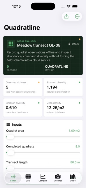 Quadratline: Field Ecology screenshot 1