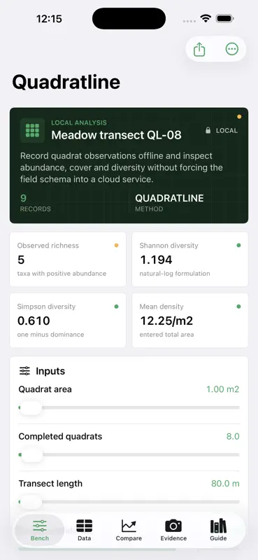 Quadratline: Field Ecology screenshot 1 of 4