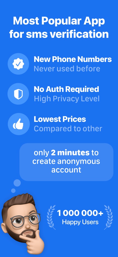 SMS Virtual - Receive SMS - This tool emphasizes crucial advantages such as new, never-used phone numbers and promises the lowest prices compared to alternatives.