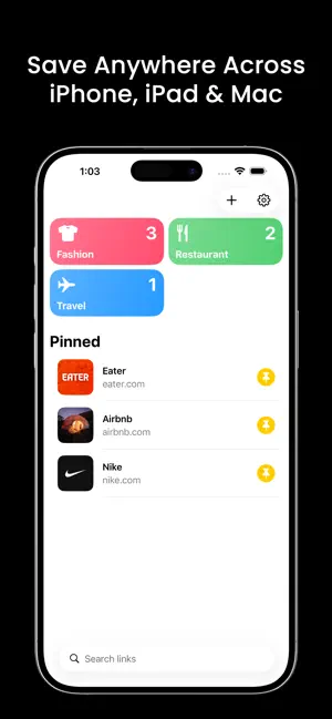 Links - Save URLs Anywhere screenshot 1