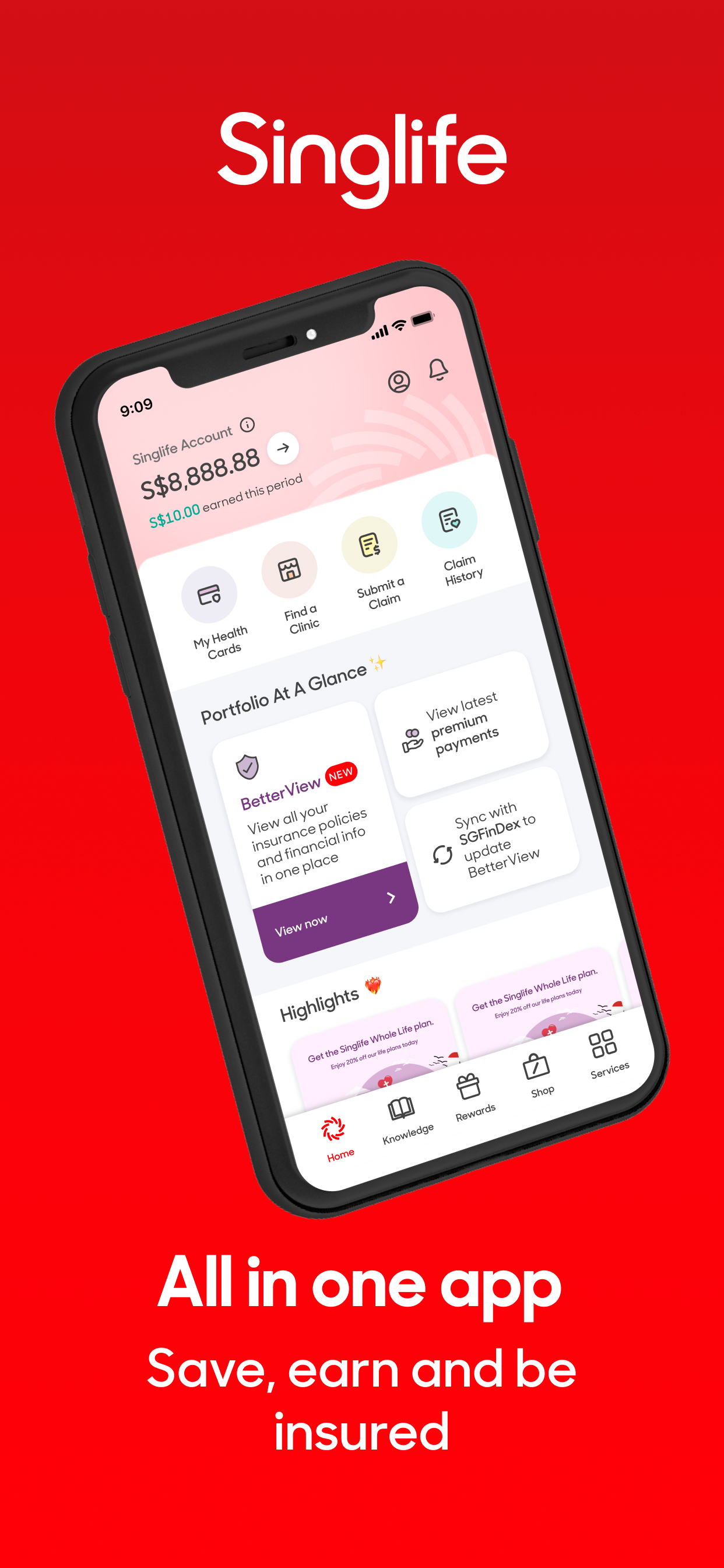 Singlife: Save, Earn, Insure