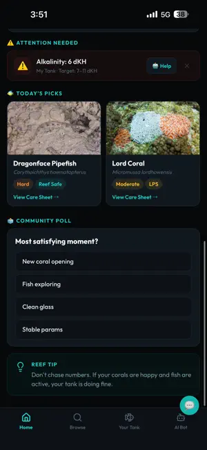 ReefMind screenshot 2