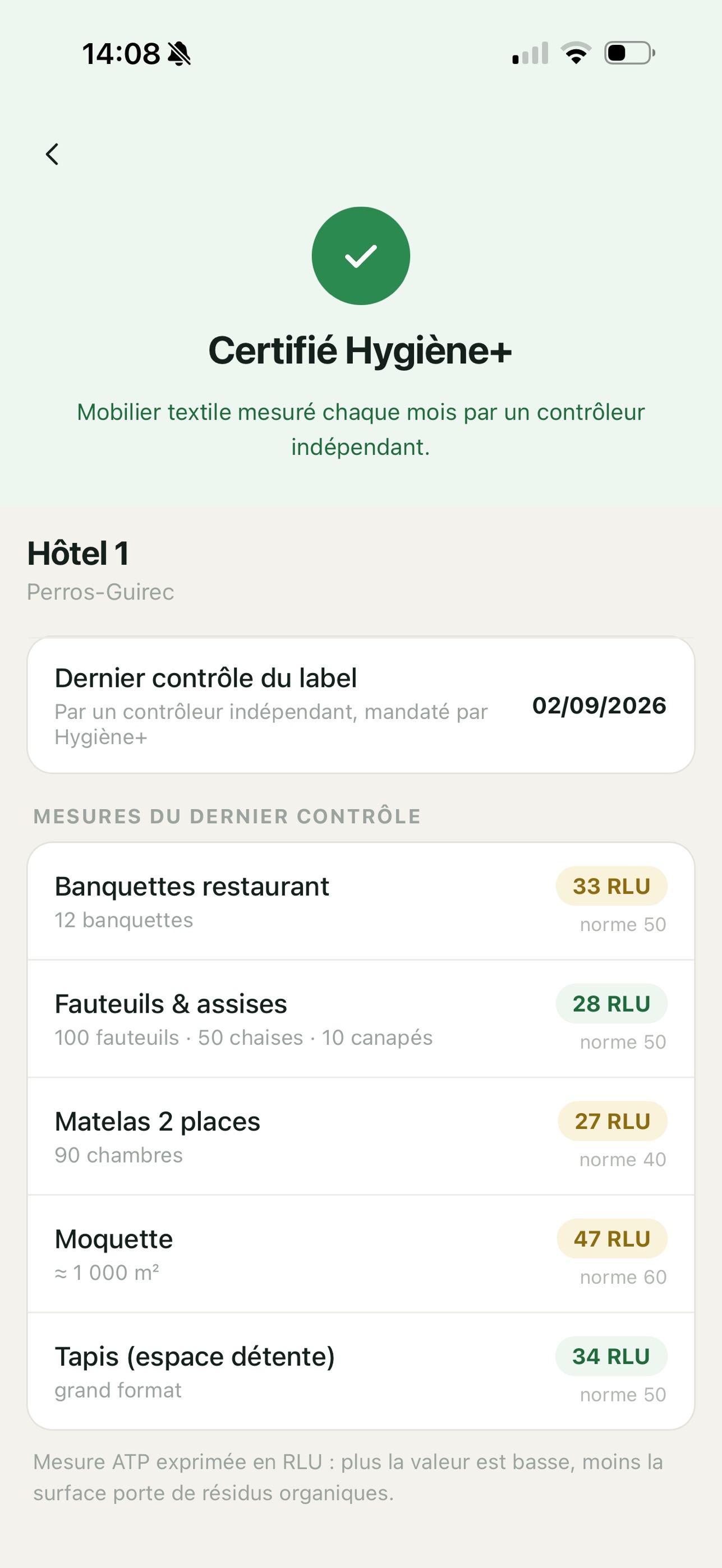 Screenshot 1 of hygiene+