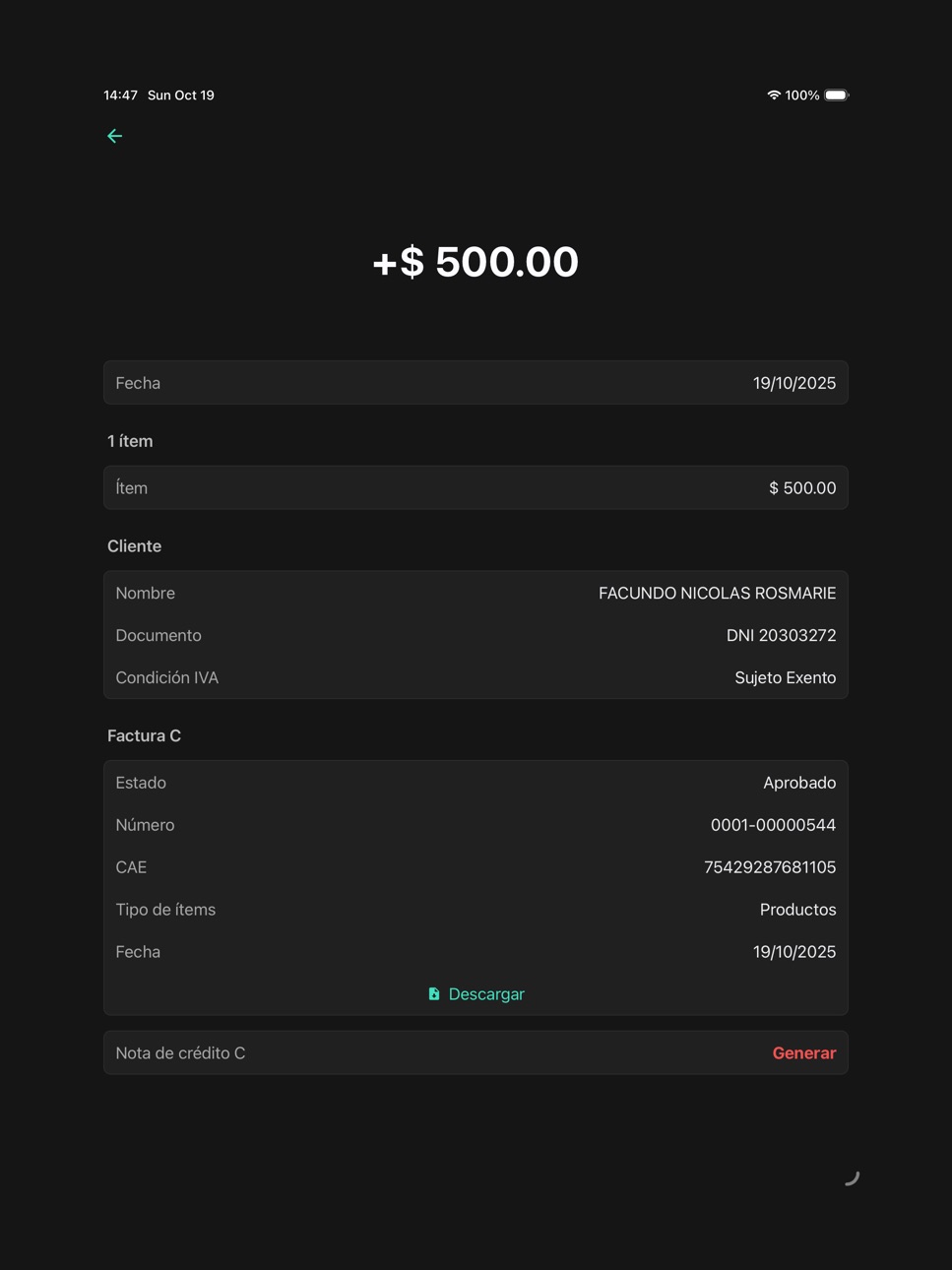 iPad screenshot