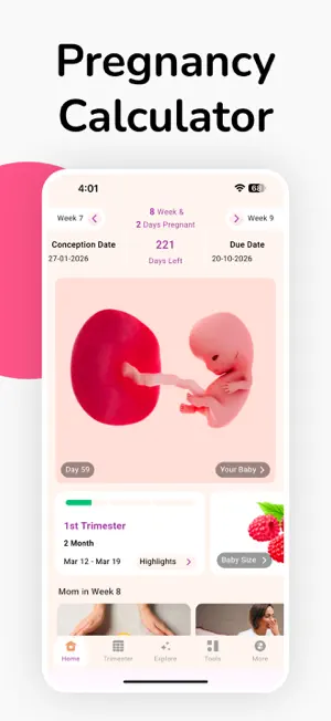 Pregnancy Tracker Week by Week screenshot 1