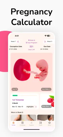Pregnancy Tracker Week by Week App Store screenshot 1