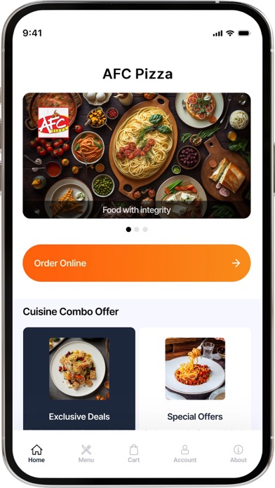 Screenshot 1 of AFC Pizza App