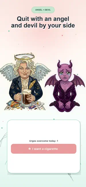 Quit Smoking: Angel & Devil screenshot 1