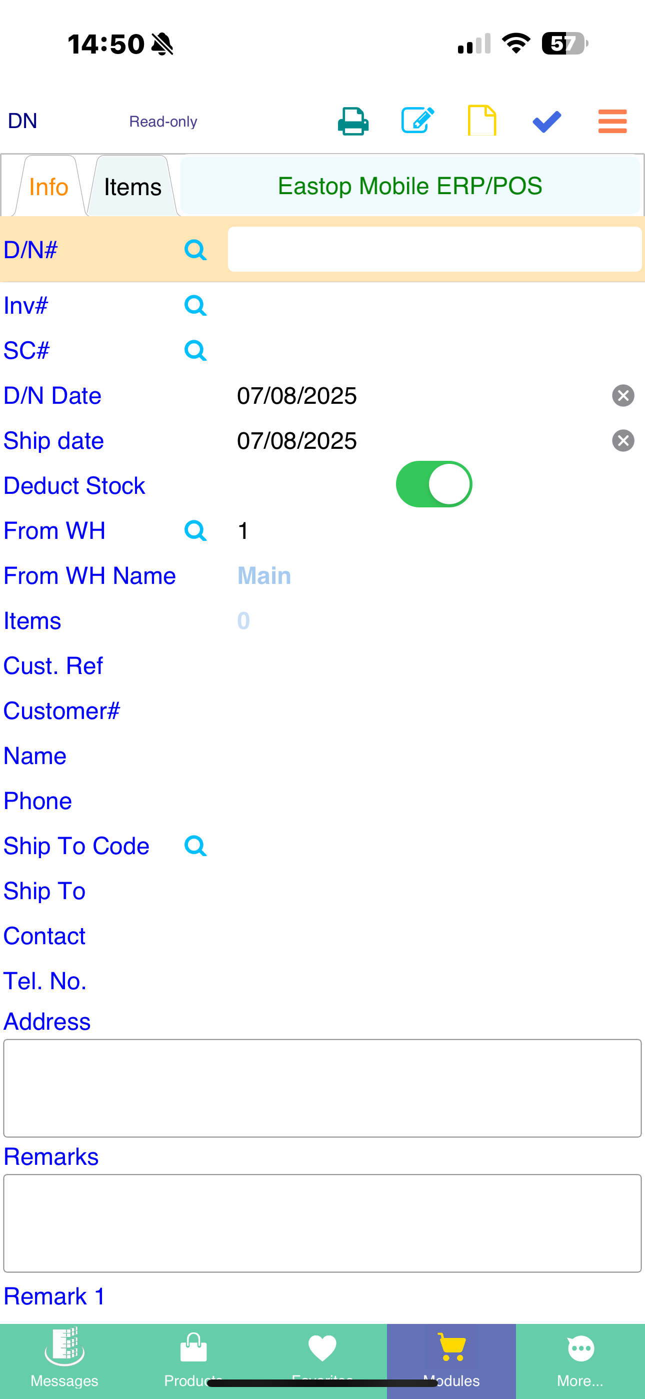 Eastop Mobile WMS System screenshot 3