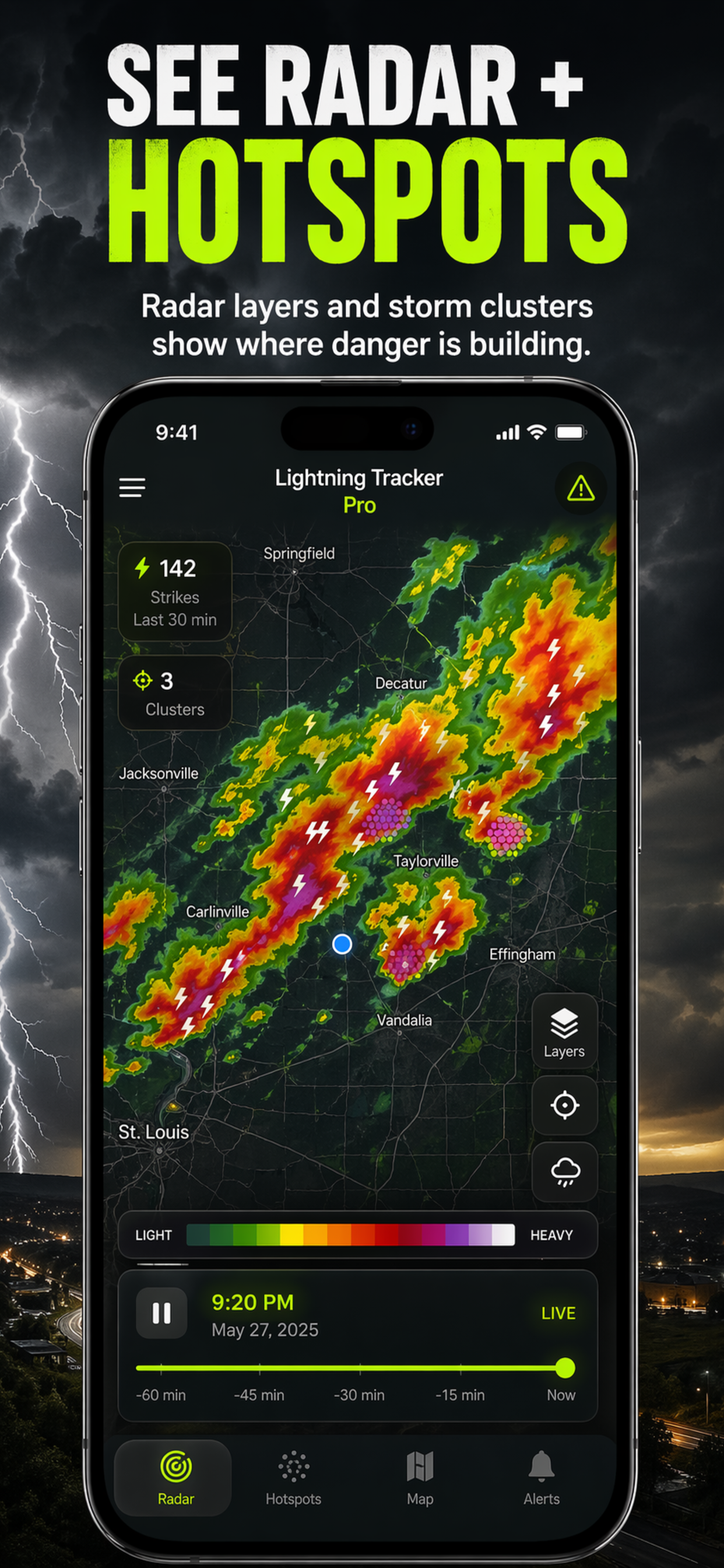 Lightning Tracker & Radar Map screenshot 3