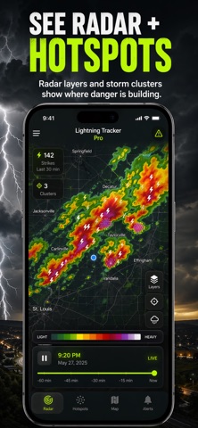 Lightning Tracker & Radar Map Screenshot 3 of 4
