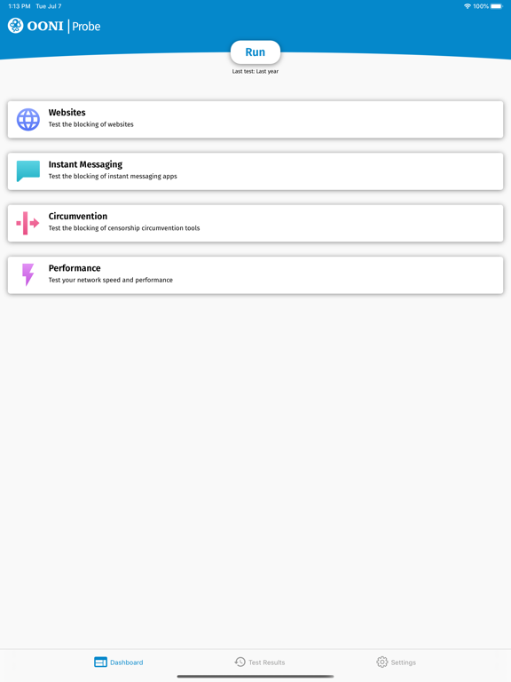 App screenshot