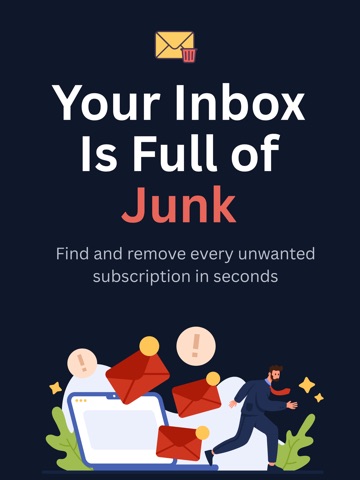 InboxPurge - Email Cleaner iPad screenshot