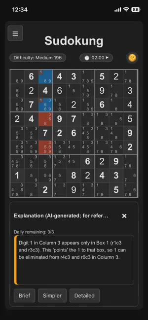 Sudokung screenshot 3