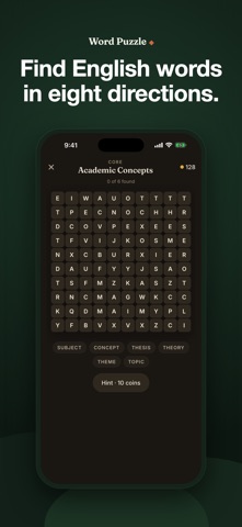 English Vocabulary Word Search iPhone screenshot