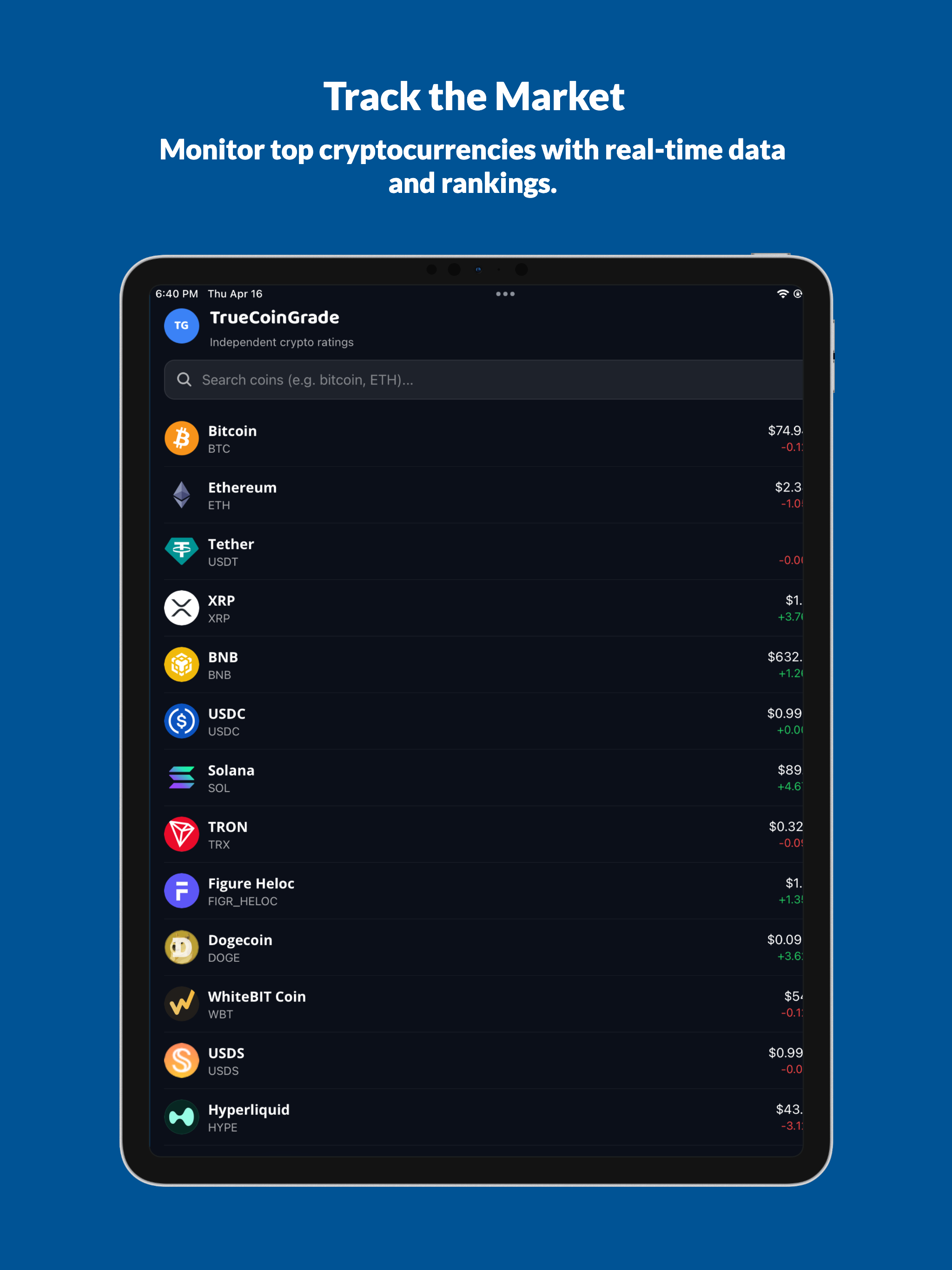 TrueCoinGrade: Crypto Ratings screenshot 6